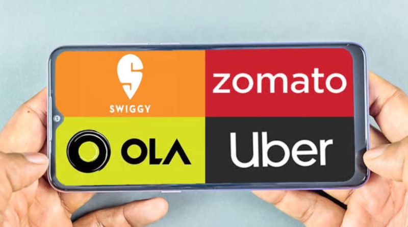 Ola, Swiggy, zomato, uber
